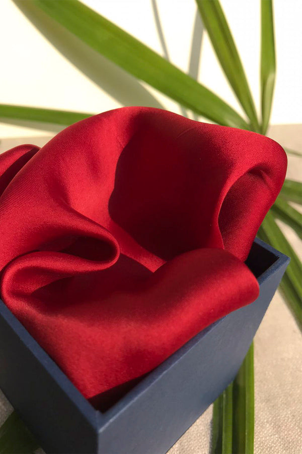 The Maroon Pocket Square-Yellwithus.com