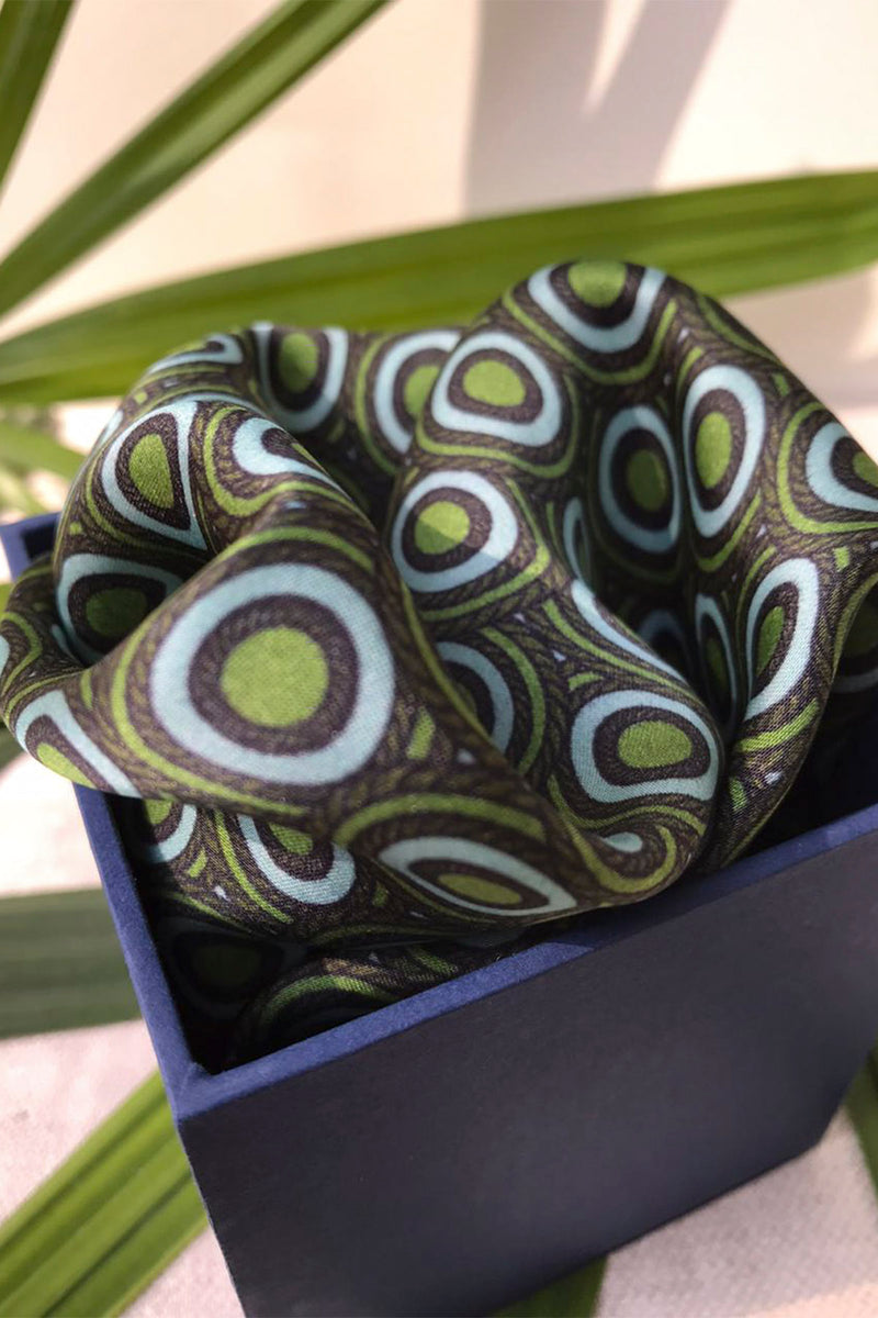 The Sovereign Multicolor Pocket Square For Suit - Yellwithus.com