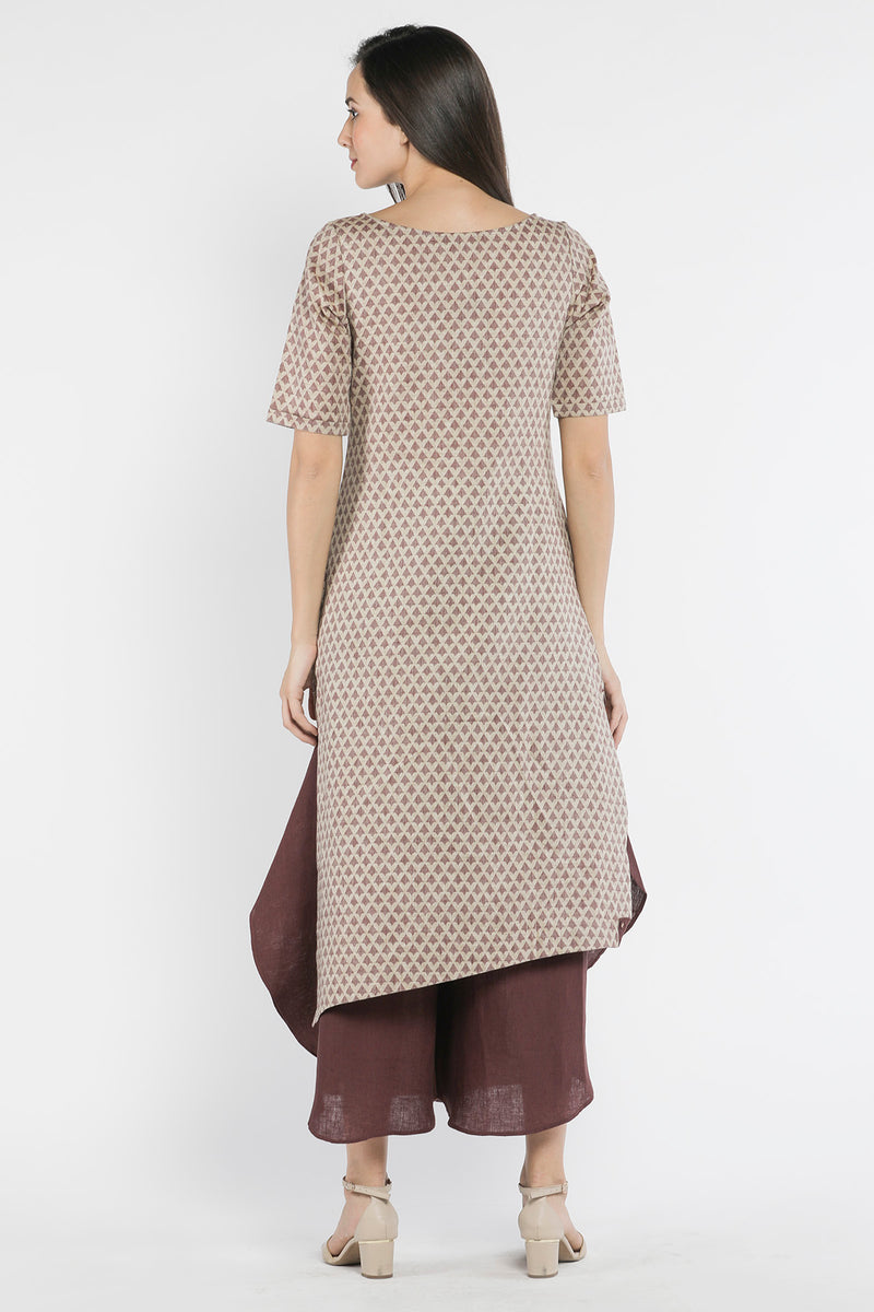 Debonair Dusky Tunic-Yellwithus.com