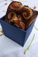 The Paavo Paisley Pocket Square-Yellwithus.com