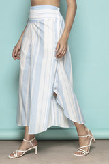Stripe Flare it is! - Cotton Trouser for Women | Yellwithus.com