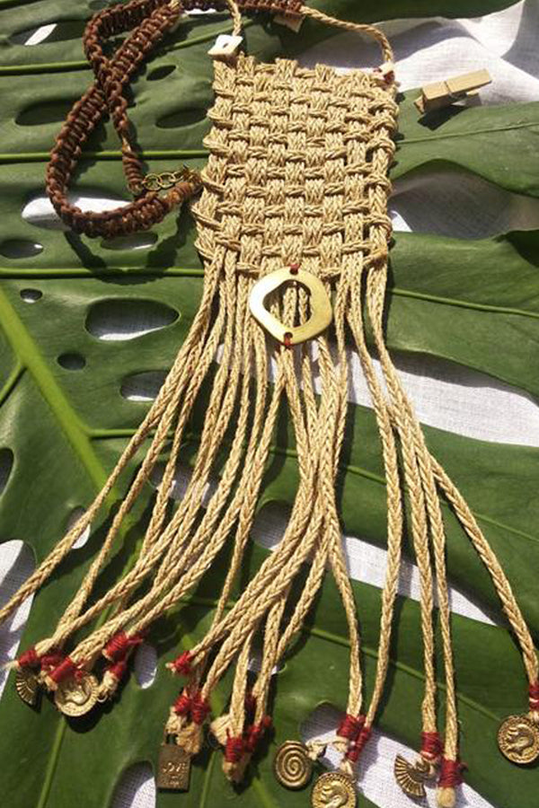 The Chromata Beige Neckpiece for Women - Yellwithus.com
