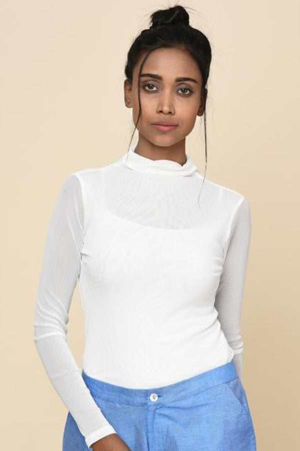 Tortoise Neck Top-Yellwithus.com