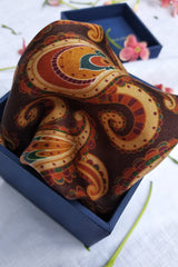 The Paavo Paisley Pocket Square-Yellwithus.com
