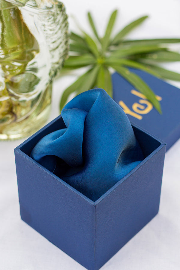The Blue Pocket Square