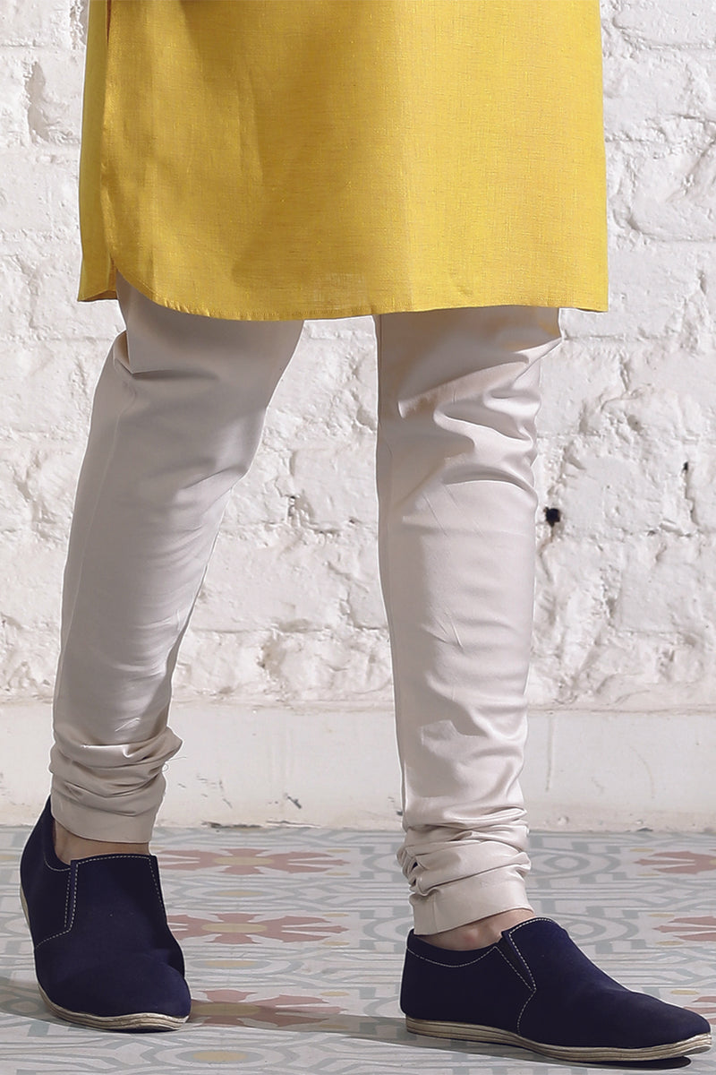 White Cozy Comfy Men's Traditional Cotton PJ's - Yellwithus.com