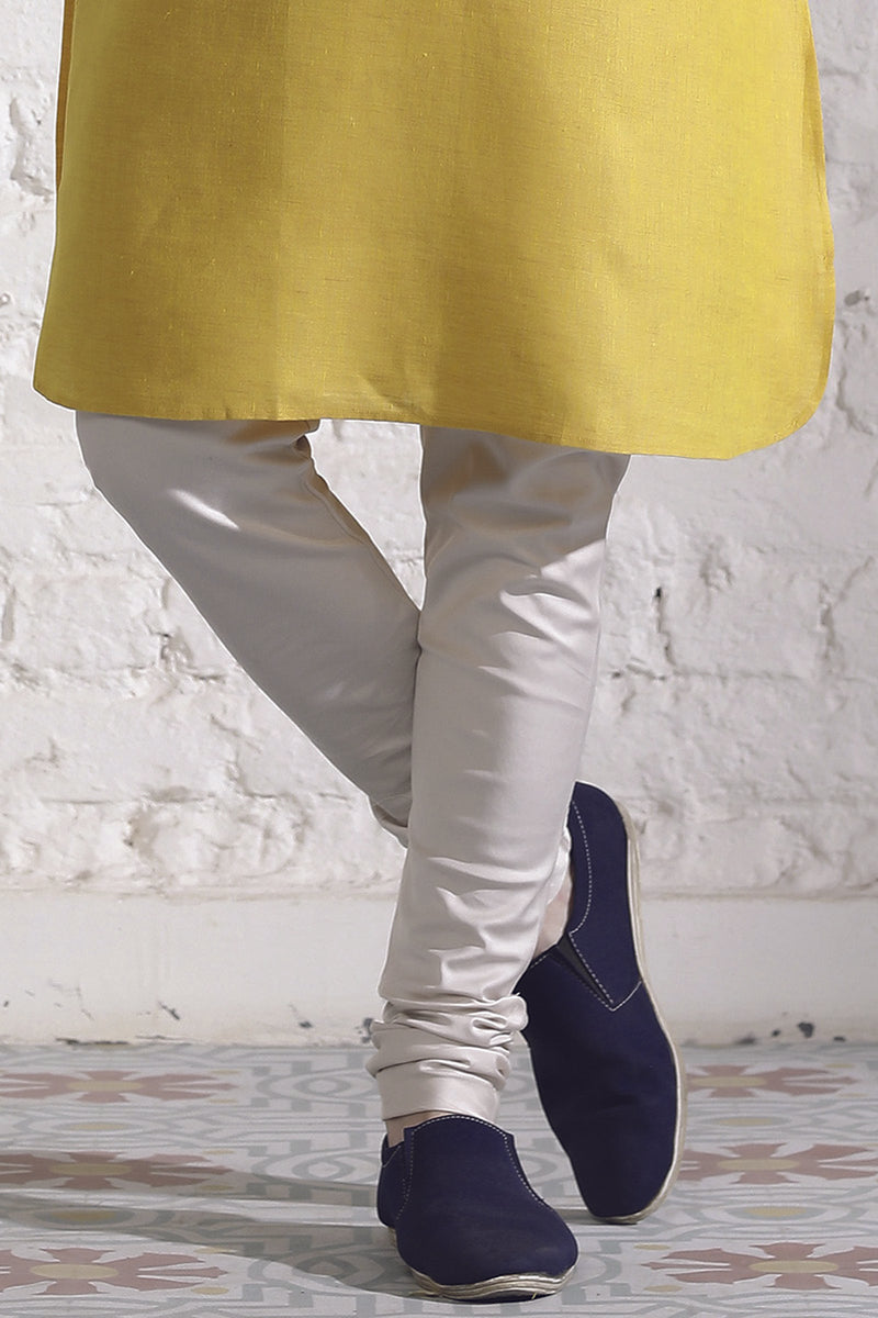 White Cozy Comfy Men's Traditional Cotton PJ's - Yellwithus.com