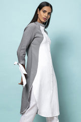 LINEN With Lace Detailing-Yellwithus.com