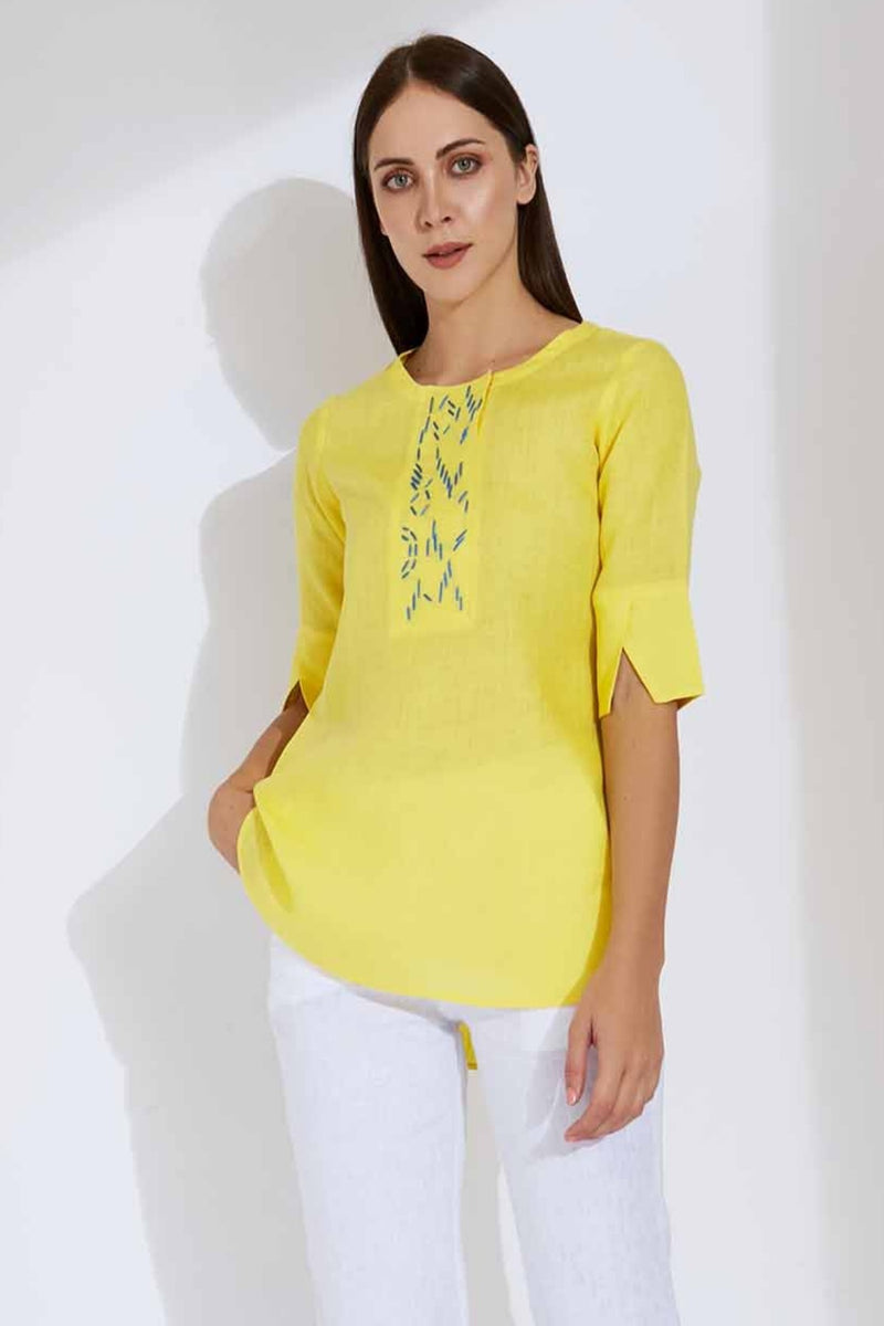 The Heather Top-Yellwithus.com
