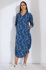 The Naara Blue Dress - Yellwithus.com