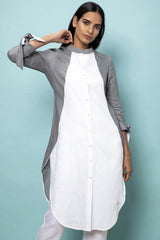 LINEN With Lace Detailing-Yellwithus.com