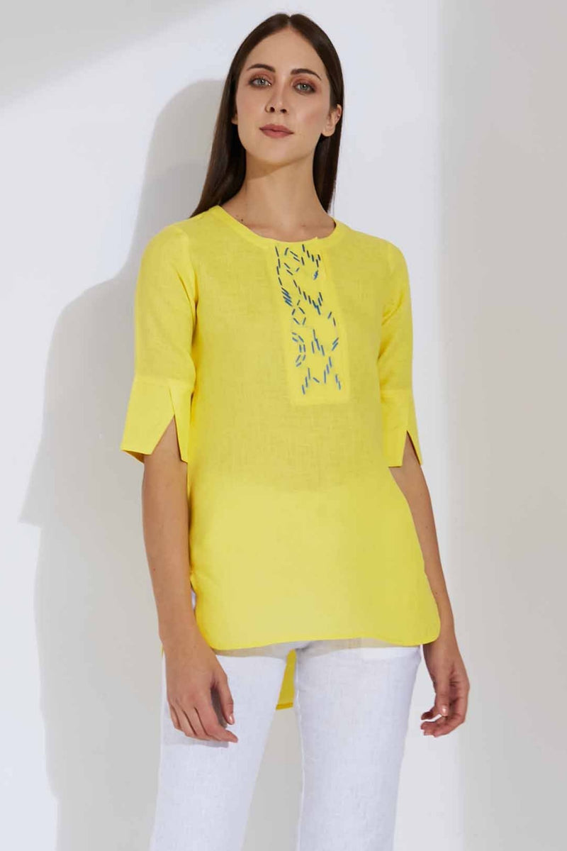 The Heather Top-Yellwithus.com