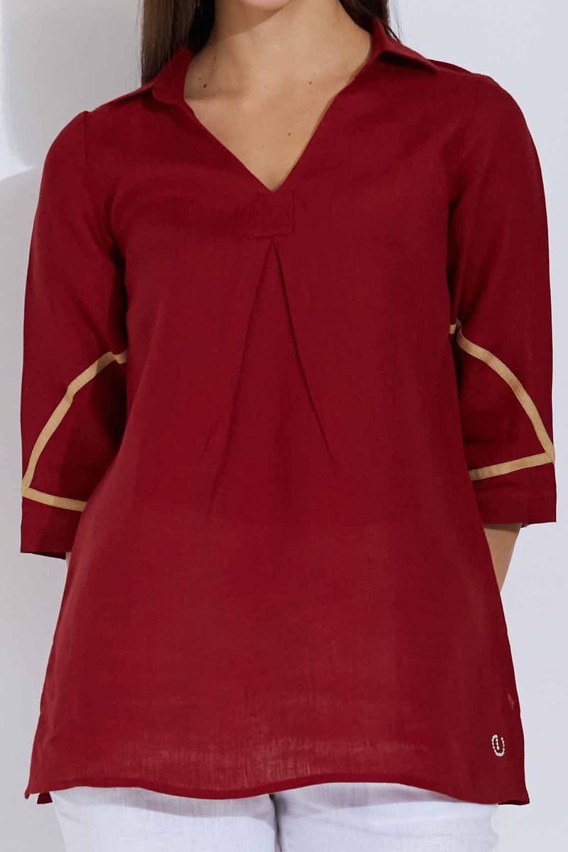 The Correas Top Close Look-Yellwithus.com