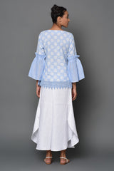 Sky is Yours Top - Flared Sleeve Tops - Yellwithus.com