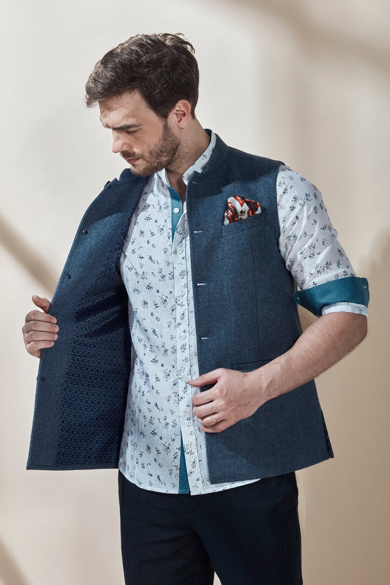 The Ajaya Nehru Jacket-Yellwithus.com