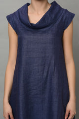 Moonstone Cowl Dress-Yellwithus.com