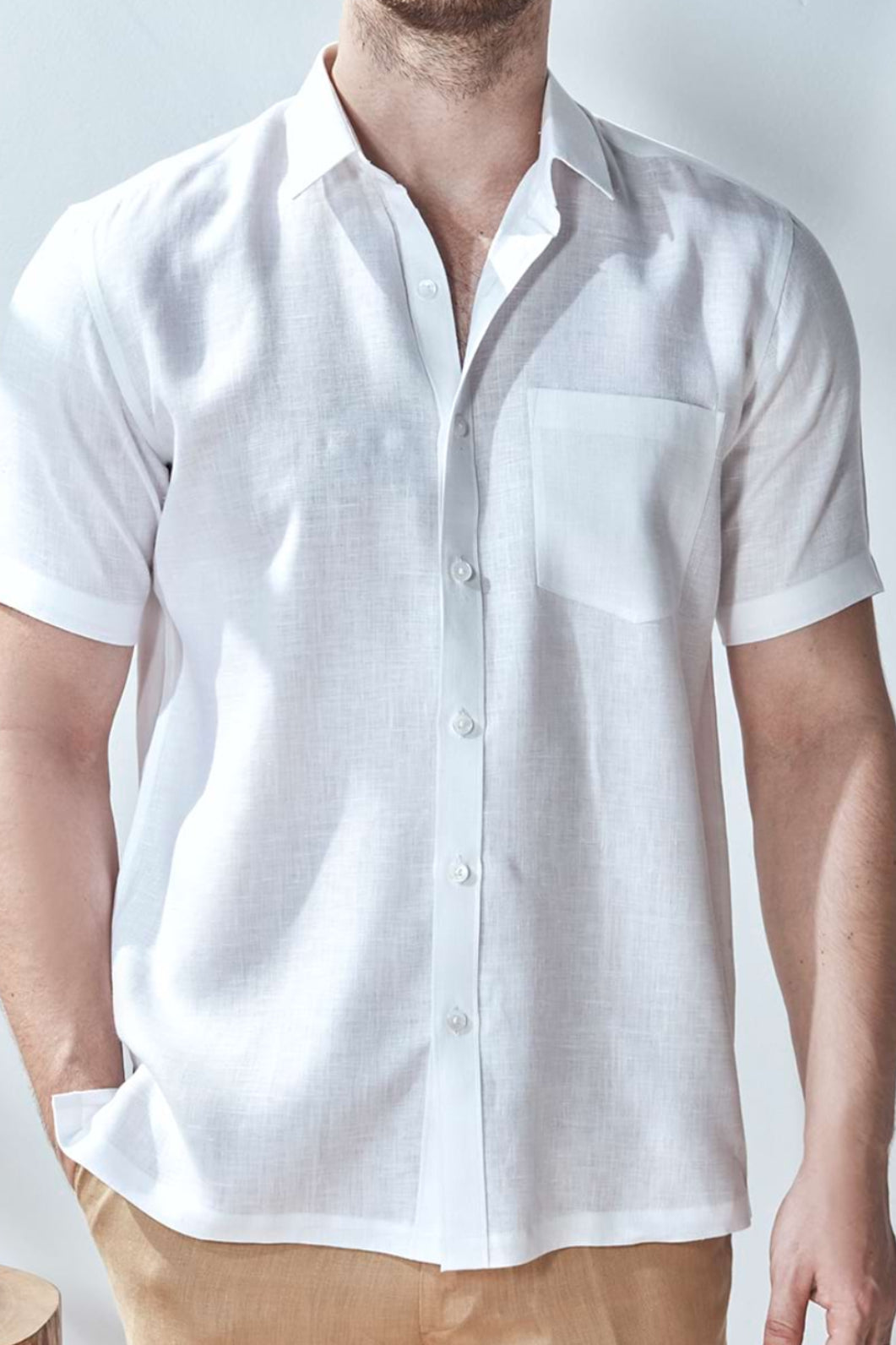 Daisy White - Classic Short Sleeve Shirt | Yellwithus.com