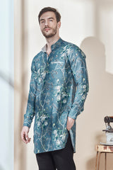 The Hemi Linen Designer Kurta for Men - Yellwithus.com