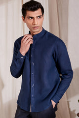 The Okan Shirt - Blue Color | Yellwithus.com