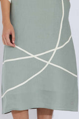 The Mint Green Dharava Dress - Yellwithus.com