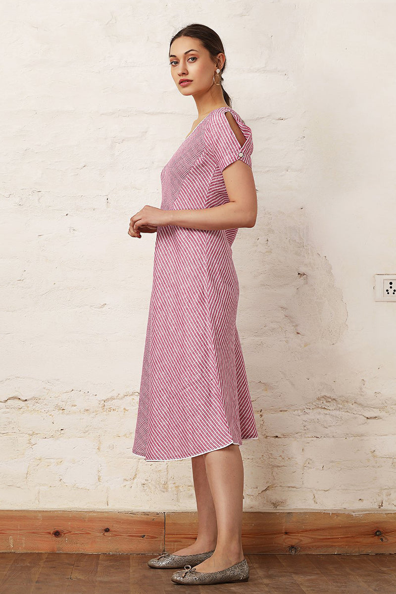 Foxy Flair Dress-Yellwithus.com