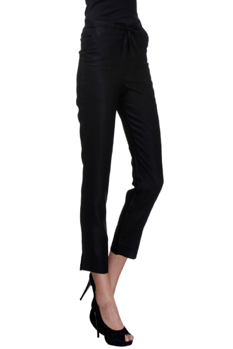 Lucid Drawstring Jet Black Pants-Yellwithus.com
