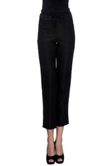 Lucid Drawstring Jet Black Pants-Yellwithus.com
