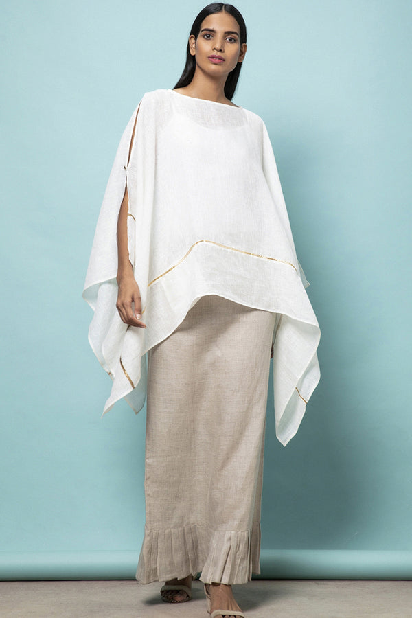 Universal Vague Cape - White Gauze | Yellwithus.com