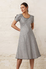 Foxy Flair Dress-Yellwithus.com