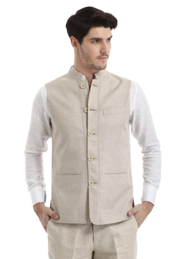 Highlander Nehru Jacket-Yellwithus.com
