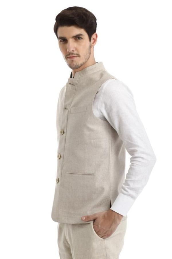 Highlander Nehru Jacket-Yellwithus.com