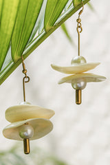 Daria Pearl & Shell Earrings