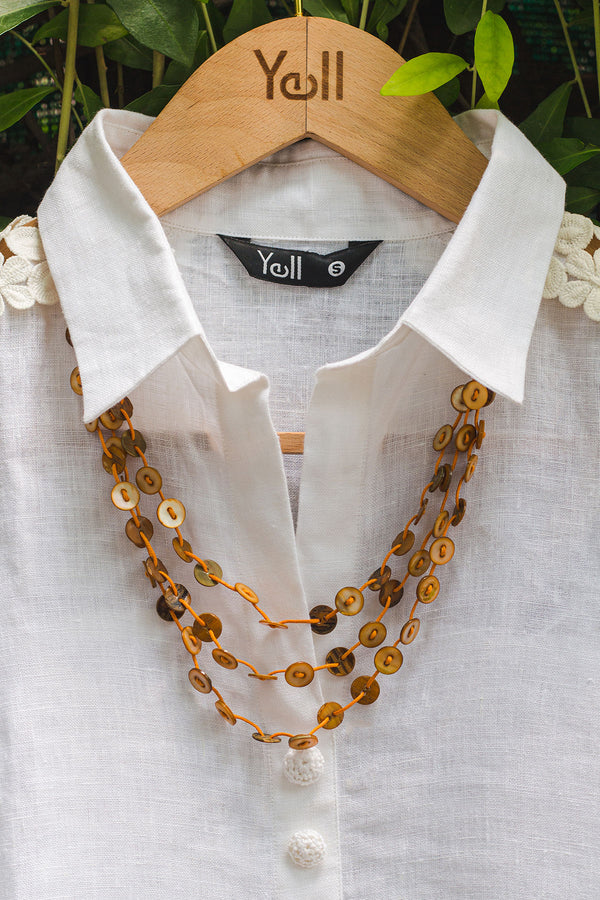 Sparkling Starlight Shell Necklace