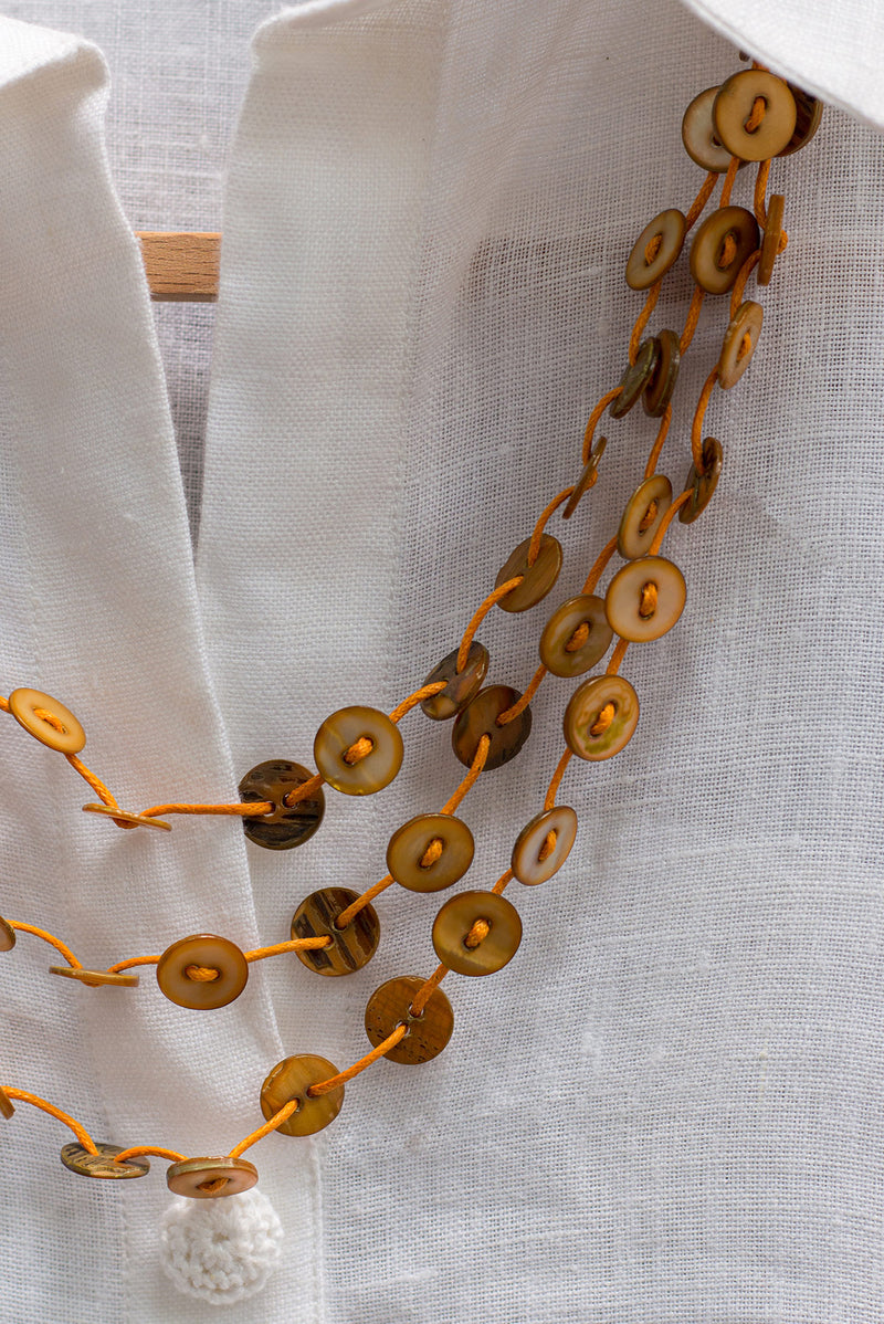 Sparkling Starlight Shell Necklace