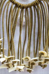 Cascade Cell Button Necklace