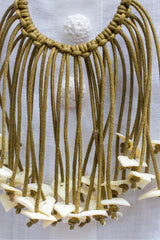 Cascade Cell Button Necklace