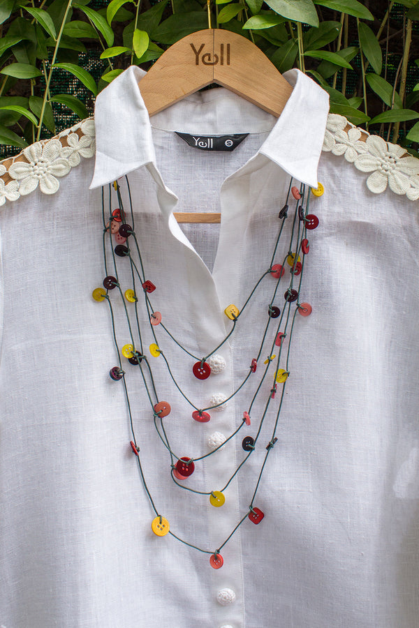 The Antonina Multicolored Beaded Necklace