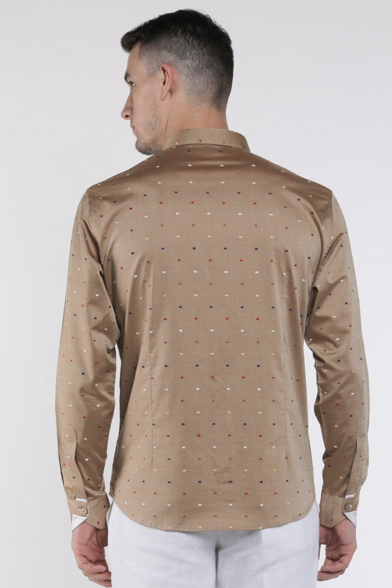 PinPrick Cotton Shirt-Yellwithus.com