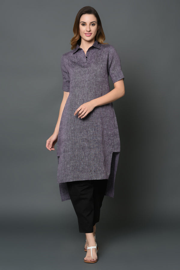 Ethical Linen Tunic-Yellwithus.com