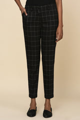 Stand Out Grid Trousers-Yellwithus.com