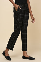 Stand Out Grid Trousers-Yellwithus.com