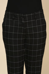 Stand Out Grid Trousers-Yellwithus.com