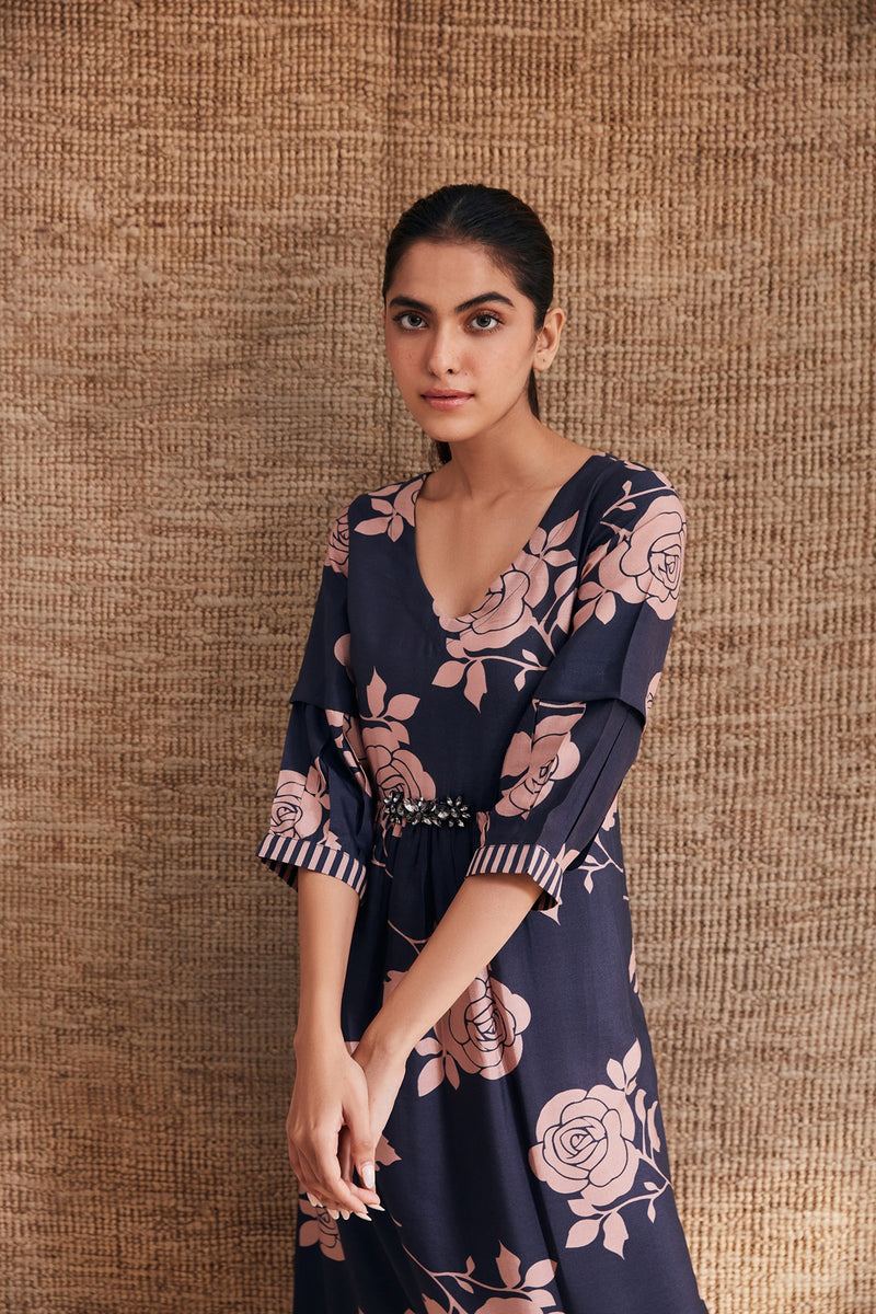 The Indigo Blush Dress