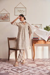 Brush with the Botanical Kurti