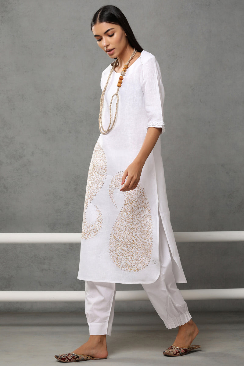 The Dainty Discourse Kurta-Yellwithus.com