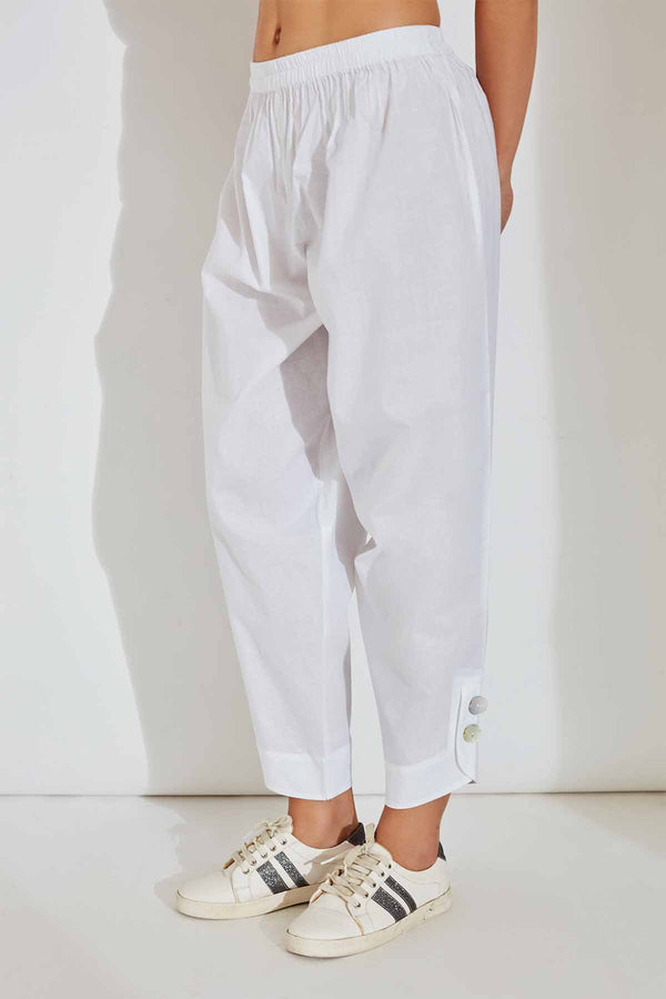 The Raewyn Pearl White Salwar for Ladies -Yellwithus.com