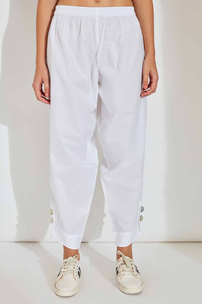 The Raewyn Pearl White Salwar for Ladies -Yellwithus.com
