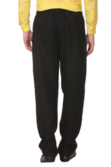 Leisure Love Jet Black Pyjamas for Men - Yellwithus.com