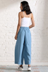 The Louella Blue Ladies Trousers-Yellwithus.com