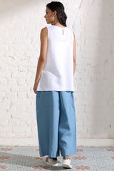 The Louella Blue Ladies Trousers-Yellwithus.com